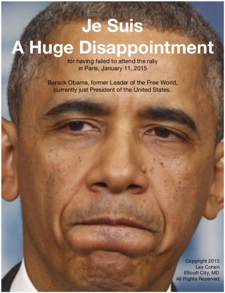 Je Suis A Huge Disappointment 011315